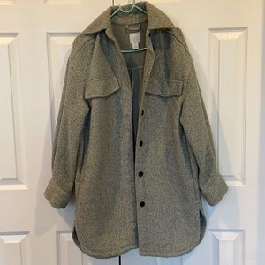 H&M Long Shirt Jacket